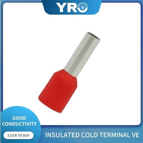 1000 pieces/packet TE 1510 copper cold pressed round terminal wire connector