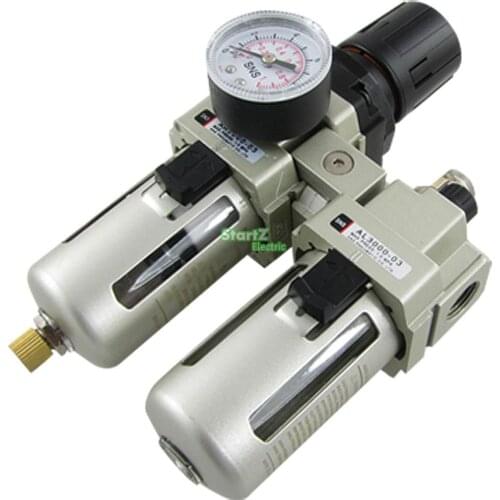 AC4010-04 G1/2'' SMC Standard type air filter pneumatic components gas source processor two joint oil-water separator
