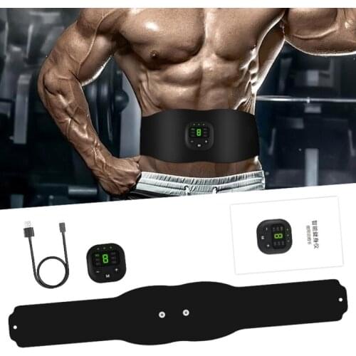Abdominal Toning Belt Abdomen Vibration Body Slimming Belt EMS Trainer Electric Muscle Stimulator Fitness Massager Waist Support