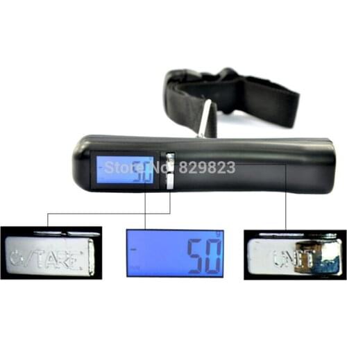 200pcs/lot free shipping Hanging Luggage Digital Electronic Portable Weight hook scale 40kg*10g