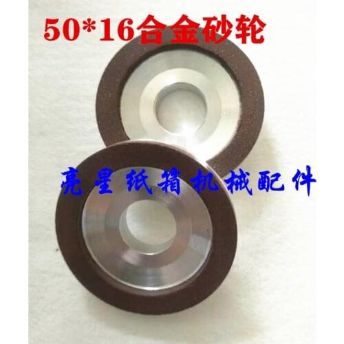 Carton Machinery Parts Thin Knife Machine Sharpening Alloy Grinding Wheel 50*16*11