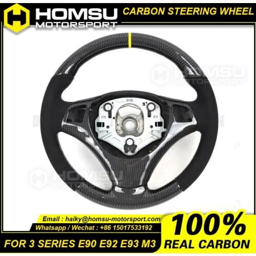 E92 E90 E93 OEM Upgraded Customized Carbon Fiber Steering Wheel For bmw 3 Series E90 E92 E93 M3