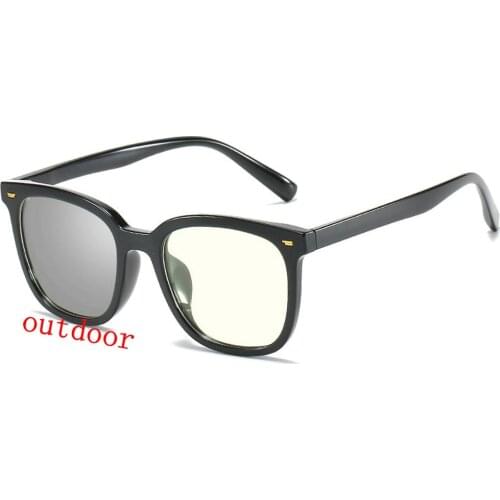 Finished Computer Sunglasses Photochromic Myopia Glasses women men Change Color Lens Prescription Glasses NX