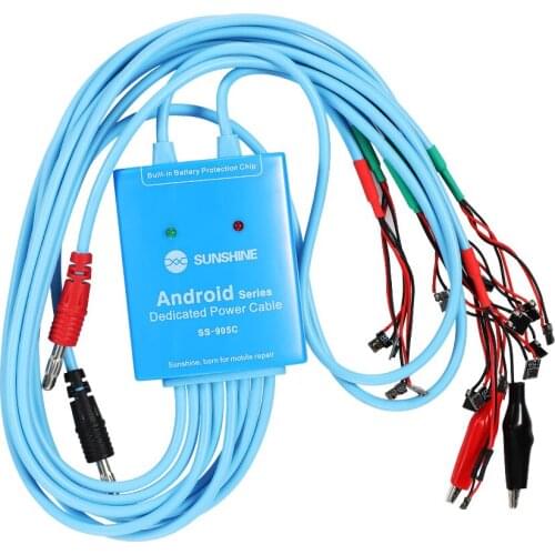 Phone Repair Current Test Cable for Android Series With 15 Different Battery Terminal Connectors