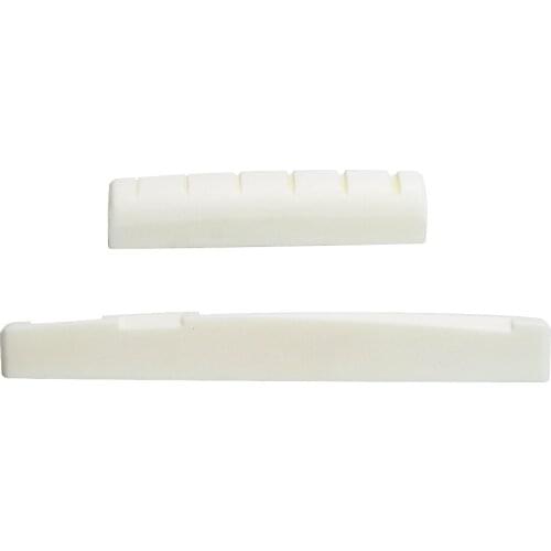Bone Guitar Saddle And Nut Ivory Guitar Parts for Acoustic Folk Guitar