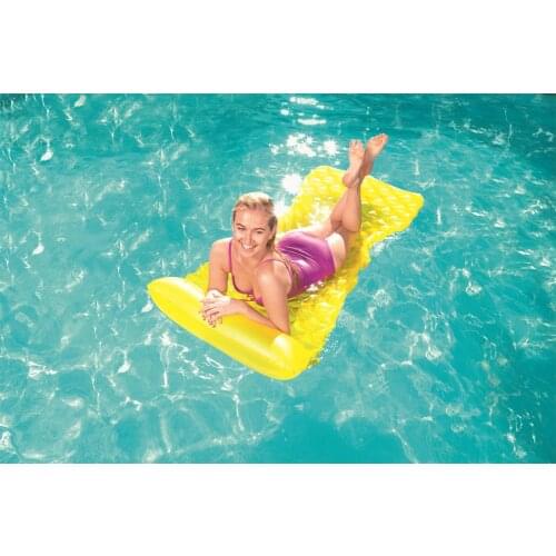 Summer swimming adult floating bed inflatable thick floating row recliner