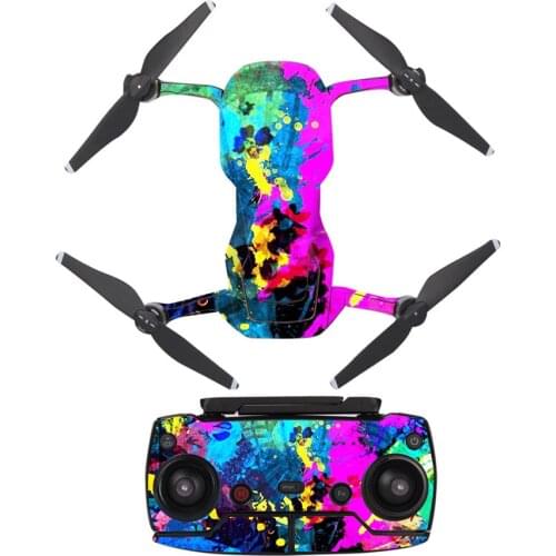 Oil Painting Style Decal Skin Sticker For DJI Mavic Air Drone + Remote Controller + 3 Batteries Protection Film Cover A0003