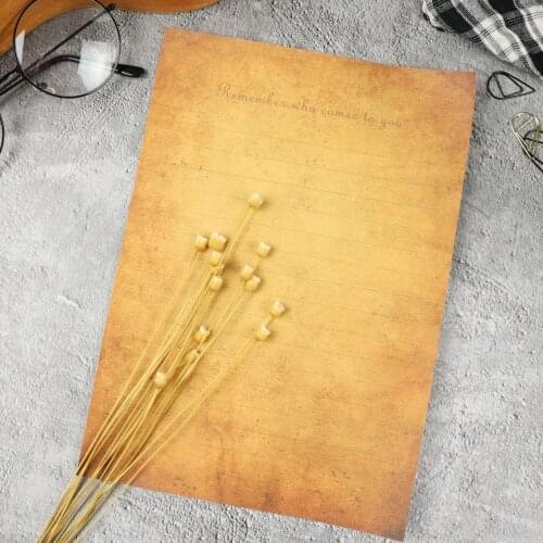 49 sheets Romantic European craft paper letter paper greeing paper Simple A 5/B5 vintage kraft paper