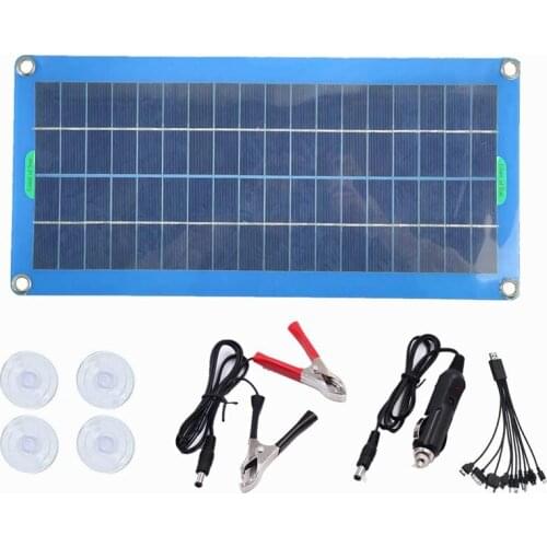 Solar Panel 300W 12V Dual USB Output Solar Cells Monocrystalline Solar Panel for Car Yacht Battery Boat Charger