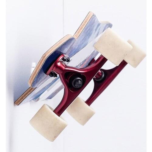 Skateboard Display Rack Garage Longboard Storage Holder Wall Mount Hanger Stand Skateboard Wall Holder Multifunctional Tool