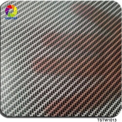 TSAUTOP Size 0.5m x 20m carbon fiber film for hydrographic art printing immersion movie WDF1013