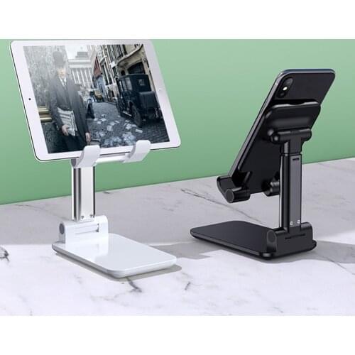 Universal Mobile Phone Stand Support Desk Mobile Phone Holder Stand For iPhone iPad Adjustable Metal Desktop Tablet Holder