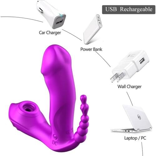 Vibrators For Women 3 IN 1 Clitoris Sucker Masturbator Vibrators Sex toys Stimulator Sextouse Woman fidget Toys