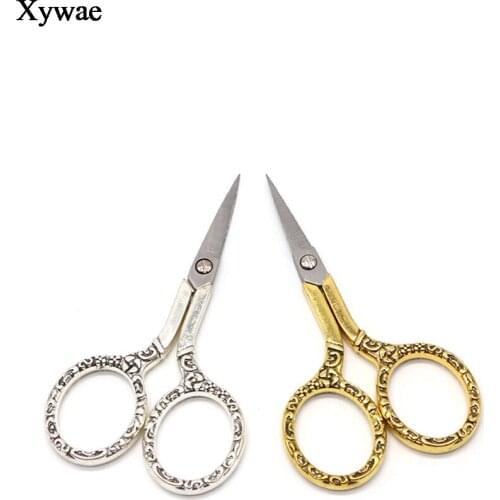 Vintage Scissors Sewing Tailor Handicraft Small Embroidery Scissors Zigzag Fabric Retro Classic Antique Needlework Tools Sewing