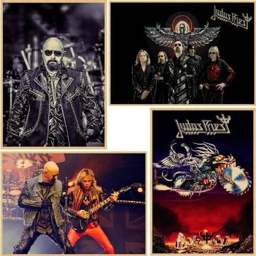 Vintage Poster Judas Priest Kraft retro retro rock old poster post punk band painting retro poster 30x21cm