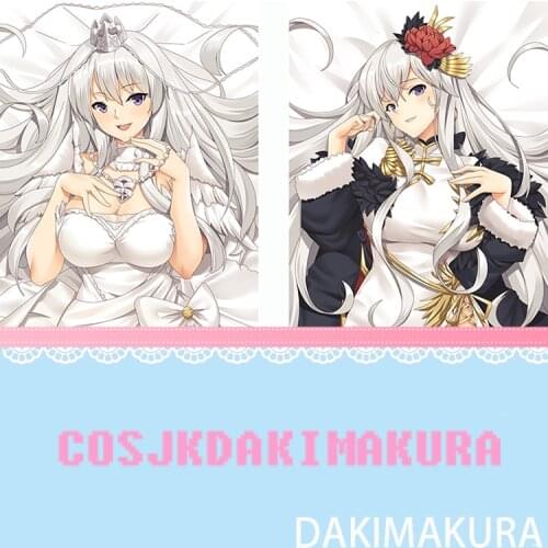 Japan Anime Dakimakura Female Azur Lane RN Vittorio Veneto HD Print Pillowcase Body Hugging Pillow Cover Case Room Decor Cosplay