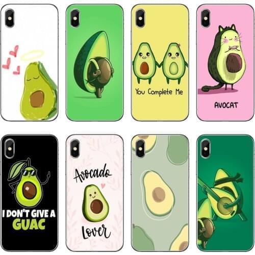 Funny avocado Fruit Accessories Phone Case For iPhone 12 11 Pro Max Mini XS Max XR X 8 7 Plus 6 6S Plus 5 5S SE 2020