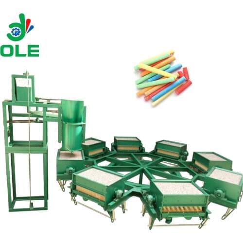 Factory Supply High Capacity Dustless School Chalk Making Machine With 8 Molds