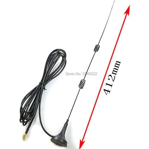 1pcs 3G Antenna 12dbi WIth Sma Male Connector Sucking Disk Antenne 3M RG174 Extension Cable