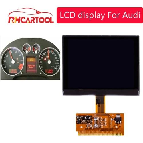 2/5pcs OBD2 Car For audi a6 c5 LCD Display A3 S3 S4 S6 VDO display for Audi VDO LCD cluster digital dashboard pixel repair