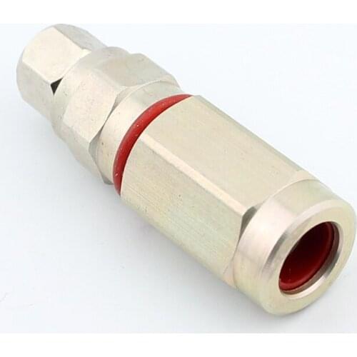 75-9 two free hollowed self-locking waterproof aluminum FJ plug metric 75-9 coaxial cable connector