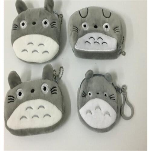 8CM mini cat plush coin bag , 8cm little Lady Girls Coin Purse Wallet Pouch ; Gift key hook pendant small Coin BAG