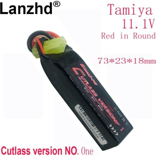 20PCS 11.1V 1000mAh Airsoft Stick Battery 25C LiPo Battery Pack with Mini Tamiya Connector for Airsoft Guns AK47