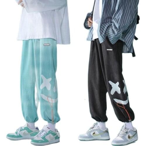 Pants Mens Summer Thin Trendy Loose Sportswear Trousers