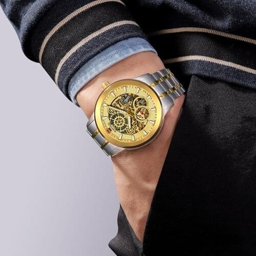 The New NAVIFORCE Brand Automatic Movement Water Ressistance Clock Stainless Steel Strap Relogio Masculino Gift For Men Watch