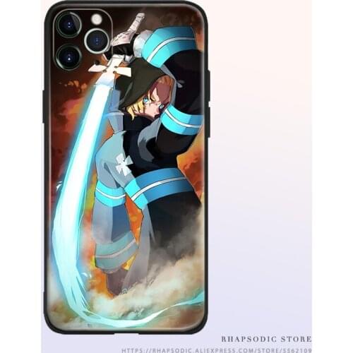 Fire Force Arthur Boyle Anime Soft Silicone TPU Phone Case Cover Shell For IPhone SE 6 6s 7 8 Plus X XR XS 11 12 Mini Pro Max