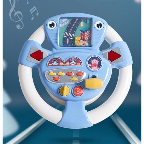 Steering Wheel Toy Interesting Educational Simulation Game Help Babies Develop Motor Skills Senses Imagination