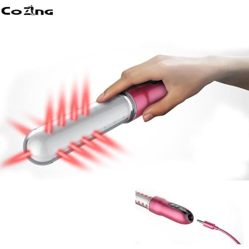 Home use women gynecological disease vaginitis treatment soft laser physical therapy device vaginal massager COZING