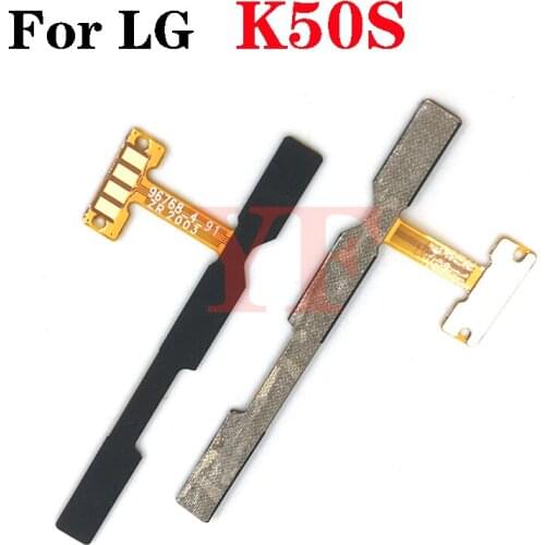 For LG K50S Plus Max Power On Off Volume Up Down Switch Side Button Key Flex Cable