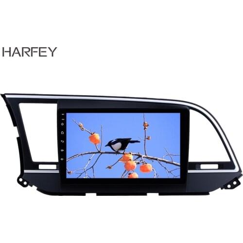 Harfey 9 inchAndroid 8.1 head unit left hand for 2016 Hyundai Elantra HD Touchscreen Radio GPS Support WIFI video Bluetooth