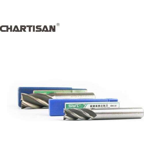 1.5-25mm 4 flute end mill cutter HSS milling cutter CNC router bit