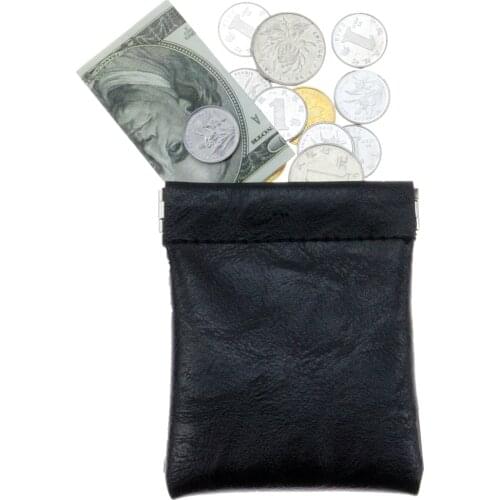 New Fashion Solid Brown Green Faux Sheepskin Pu Leather Coin Purse Women Men Small Short Wallet Bag Portable Key Card Holder