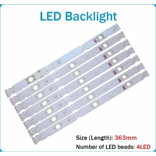 New 7pcs/ tosLED Backlight Lamps strip for Sony 48"TV KDL-48W650D LB48009 V0_03 M30900 NS6S480DND02 LSY480WN02-301 KDL-48W653 LS