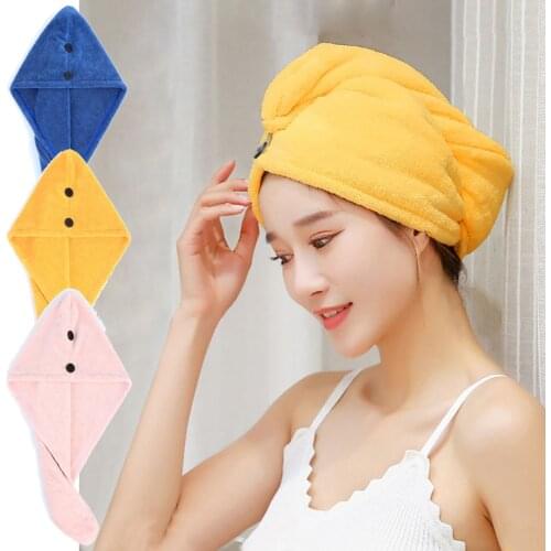 Towels Bathroom Hair Towel Wrap Soft Fast Drying Absorbent Hair Turban Microfiber Headband Swimming Suitable for Curly Long Hair