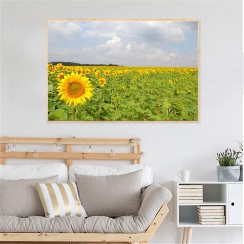 Sunflower Poster And Print Canvas Painting Wall Art Vintage Pictures For Living Room Kitchen Modern Home Decor Free shipping