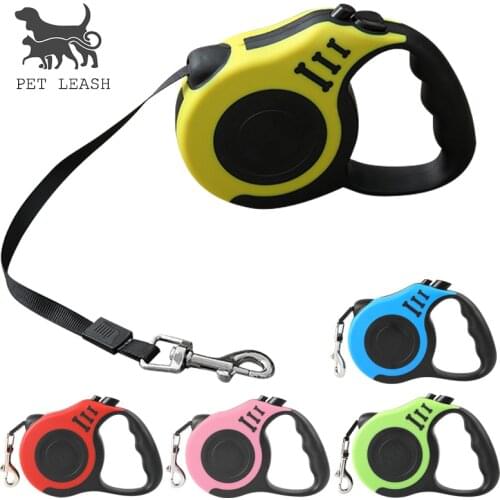 Flexible Cat Dog Leashes Automatic Retractable Pets Leash Tape Measure Cat Leash Nylon Durable Extension Puppy Roulette For Dogs