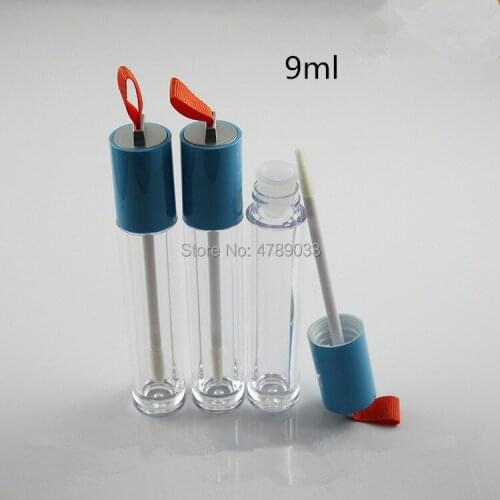 10/30/50pcs 9ml Empty Lip Gloss Tubes Transparent Lip Balm Bottle Container Mini Refillable Bottle Lipgloss Tube