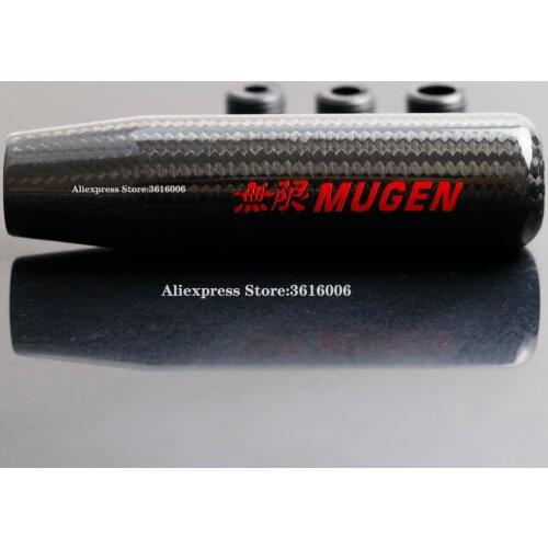 Mugen 13cm MT Carbon Fiber Gear Shift Knob For Honda Fit Civic City FD2 FN2 EP3 TYPE R DC2 DC5 AP1 AP2 S2000 F20C