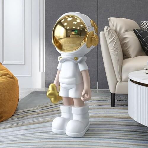 Modern Home Decorate Cartoon Astronaut Figurine Sculpture Statue LivingRoom Decorative Large ArtsCrafts Statue NordicStyle Decor