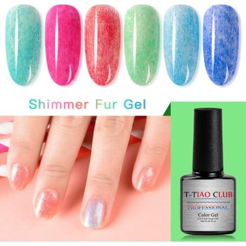 T-TIAO CLUB Pearlescent Gel Nail Polish