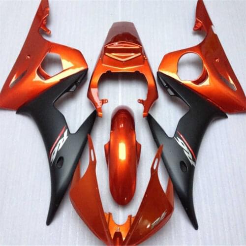YZF600R6 YZF 600R For YZF 600 R6 2003 2004 2005 orange matte black YZF600R ABS Plastic Motorcycle Fairing Kit Bodywork YZFR6