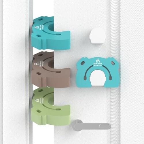 1pc Door Stopper Doorknob Wall Protection Children Door Stopper Holder Shockproof Door Crash Pad Finger Protecter for baby care