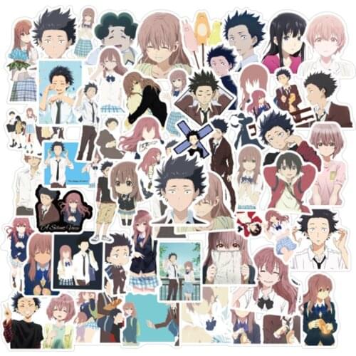 10/30/50Pcs Japanese anime sound form Graffiti Waterproof Skateboard Travel Suitcase Phone Laptop Luggage Stickers DIY Kids