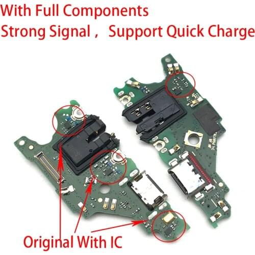 10 pcs /Lot, For huawei mate 20 lite Dock Connector Charging Port USB Charging Port Flex Cable Replacement