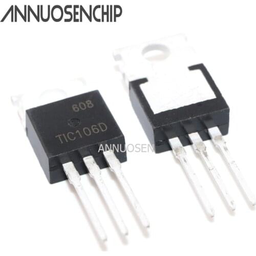 10Pcs TIC106D TIC106M TIC106S TIC106N TIC106 TO-220 5A 400/600/700/800V
