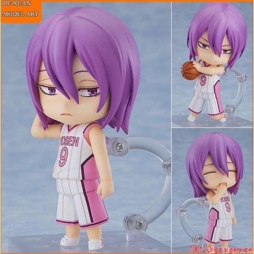 100% Original: Kurokos Basketball Murasakibara Atsushi Q version figma Action Figure Anime Figure Model Toys Figure Doll Gift